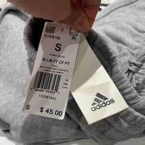 Adidas Kids Heather Gray Joggers